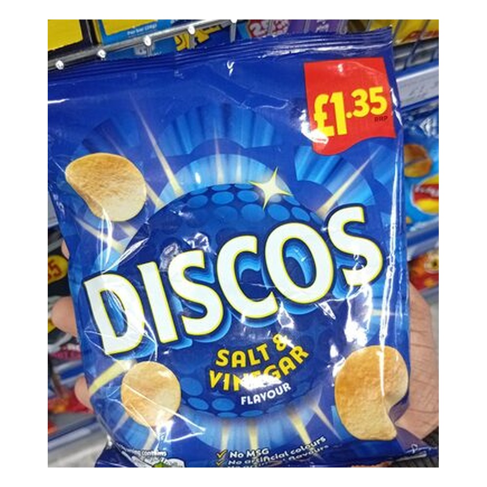 DISCOS SALT VINEGAR PM£1.35