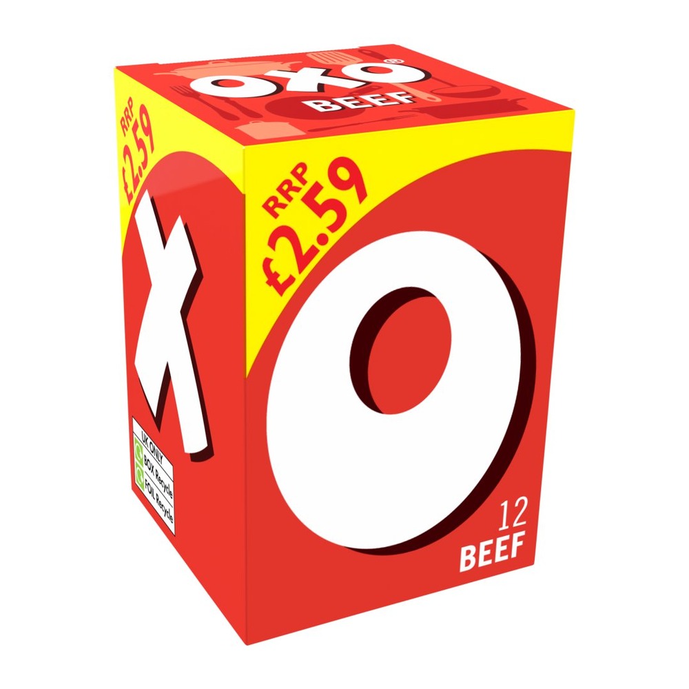 OXO CUBES BEEF PM£2.59