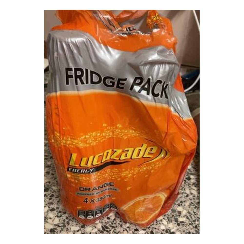 LUCOZADE ENERGY ORANGE 4PK