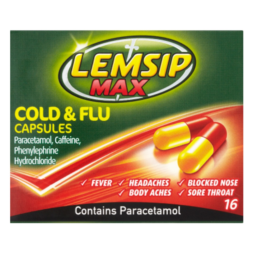LEMSIP GSL MAX COLD&FLU CAP