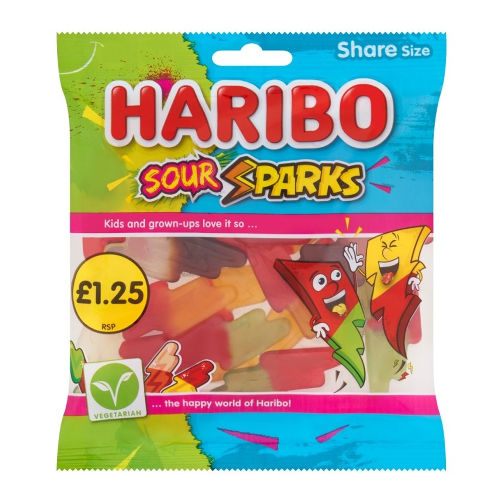 HARIBO SOUR BATS PM£1.25 PS