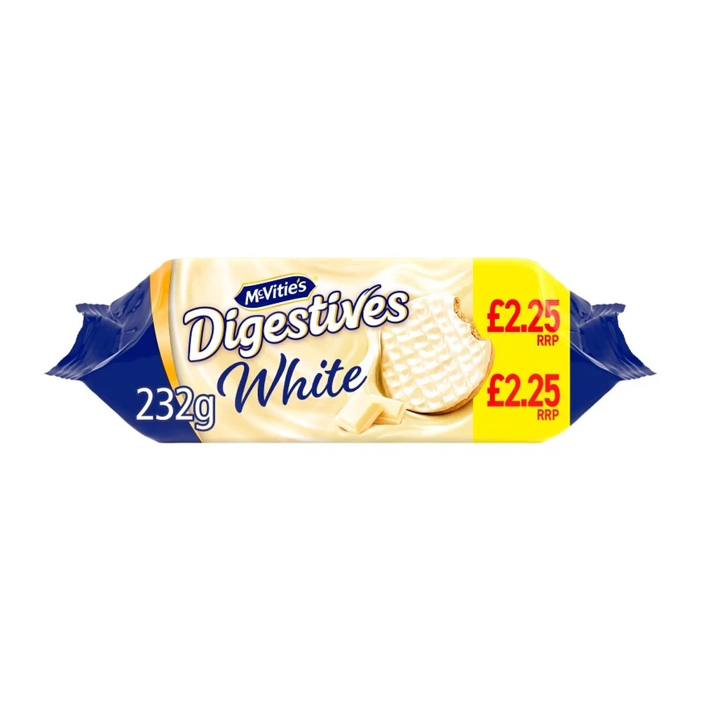 MCVITIES WHITE DIGS PM£2.25