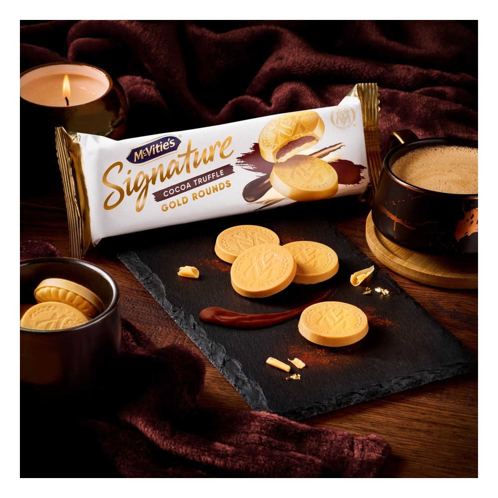 MCVITIES TRUFFLE GOLD ROUNDS