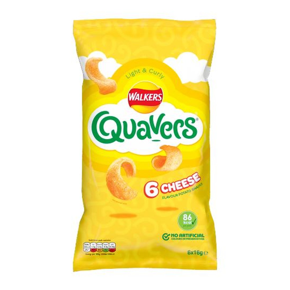 QUAVERS QUAVERS CHEESE 6PK
