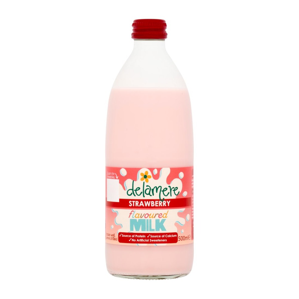 DELAMERE STRAW FLAV MILK
