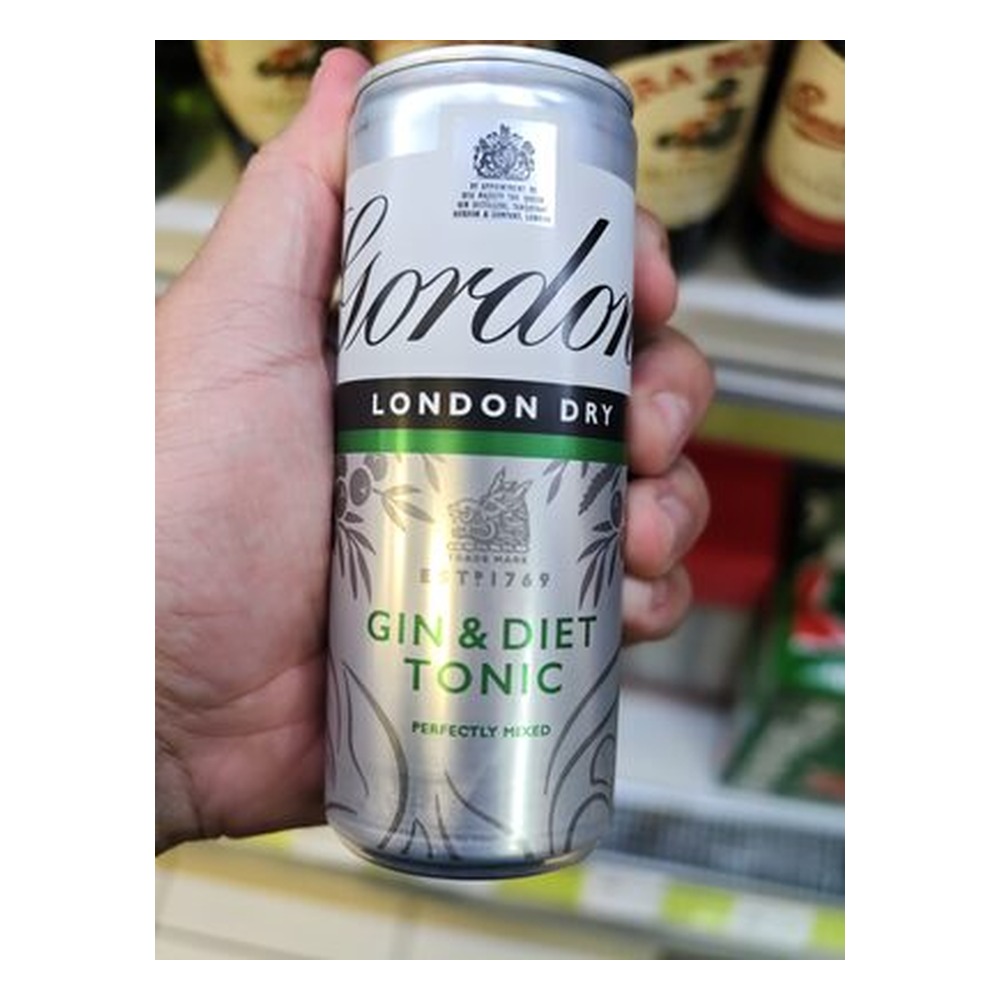 GORDONS & DIET  TONIC PREMIX