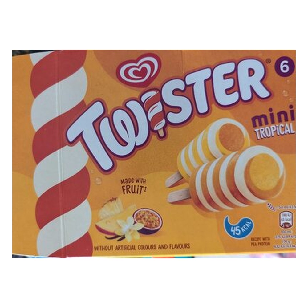 WALLS TWISTER TROPICAL 6PK