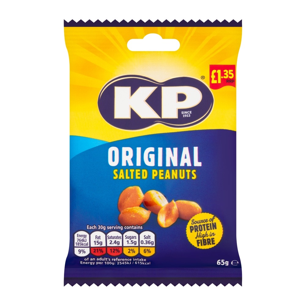 KP SALTED NUTS PM£1.35