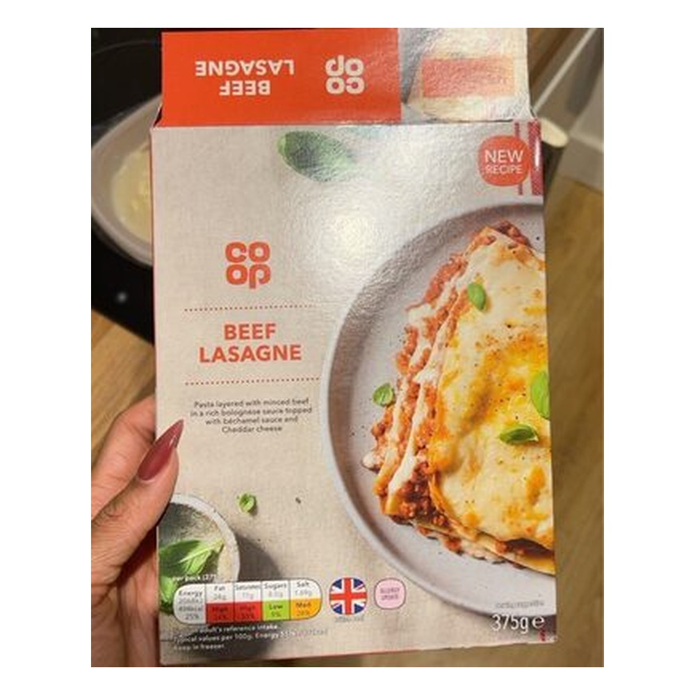 CO OP BEEF LASAGNE