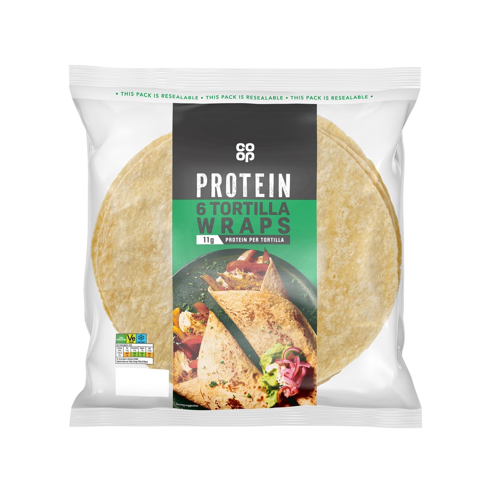 CO OP PROT TORTILA WRAPS