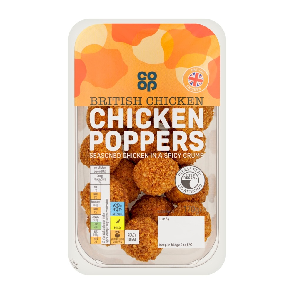 CO OP BRIT CHICKEN POPPERS