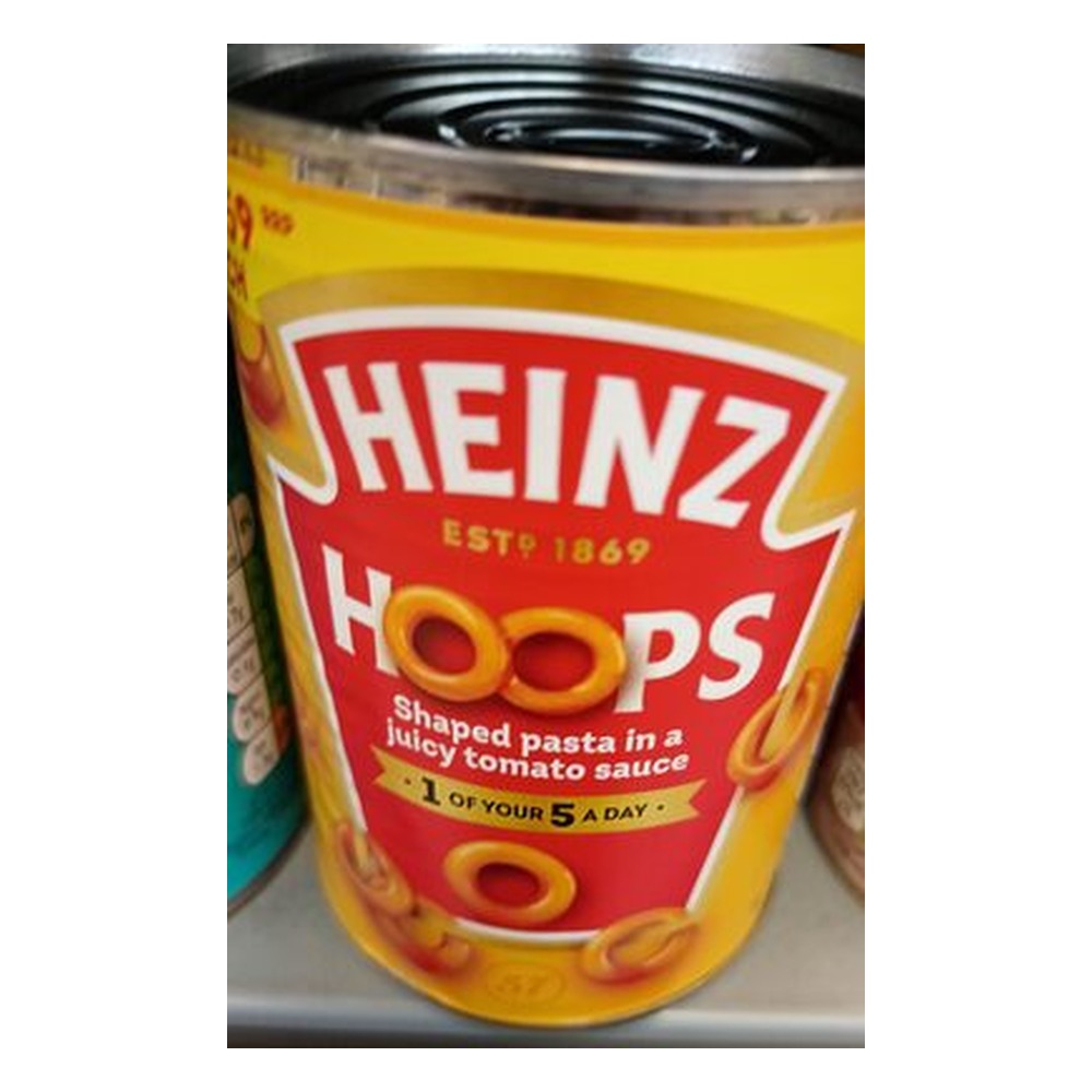 HEINZ HEINZ HOOPS PM£1.59