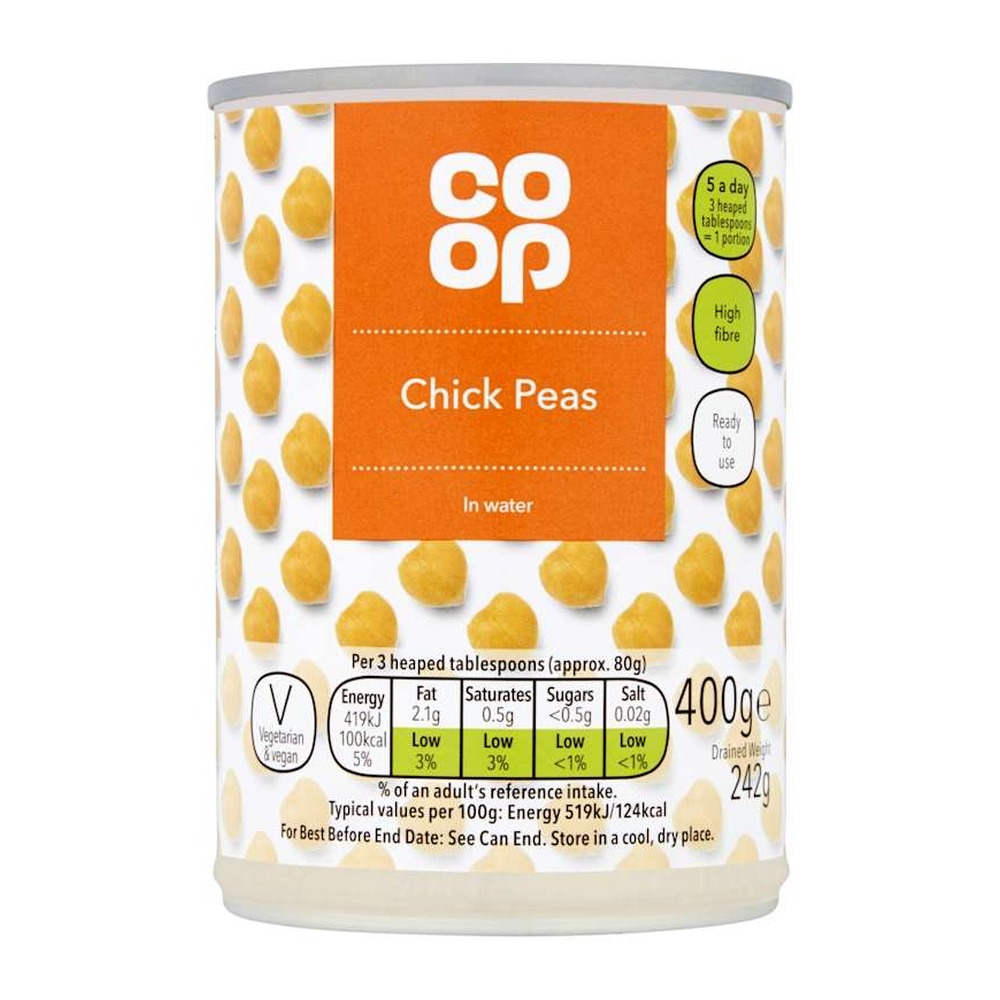 CO OP CHICK PEAS IN WATER