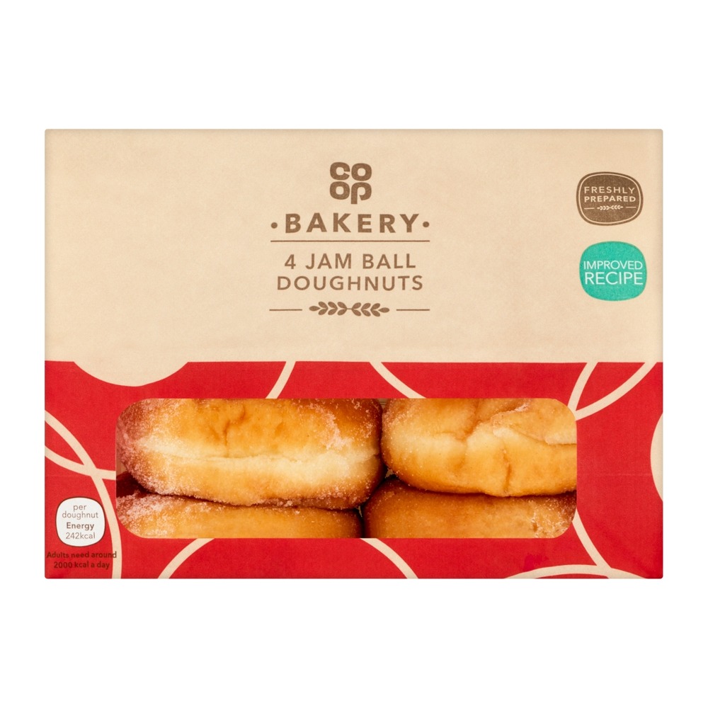 CO OP JAM BALL DONUT 4PK