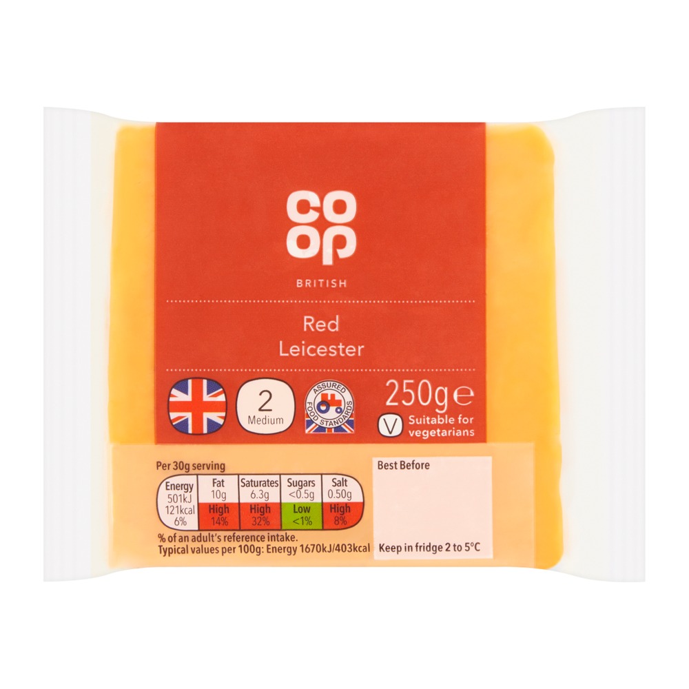 CO OP RED LEICESTER
