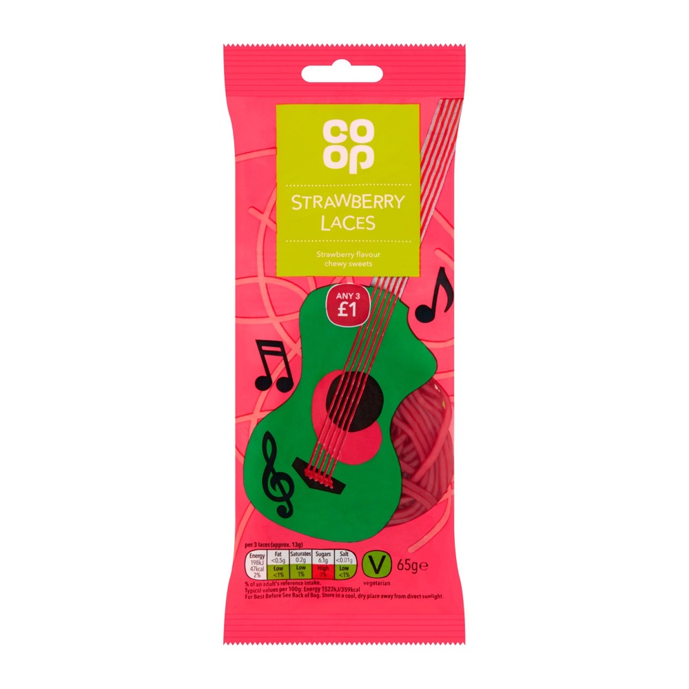 CO OP STRAWBERRY LACES