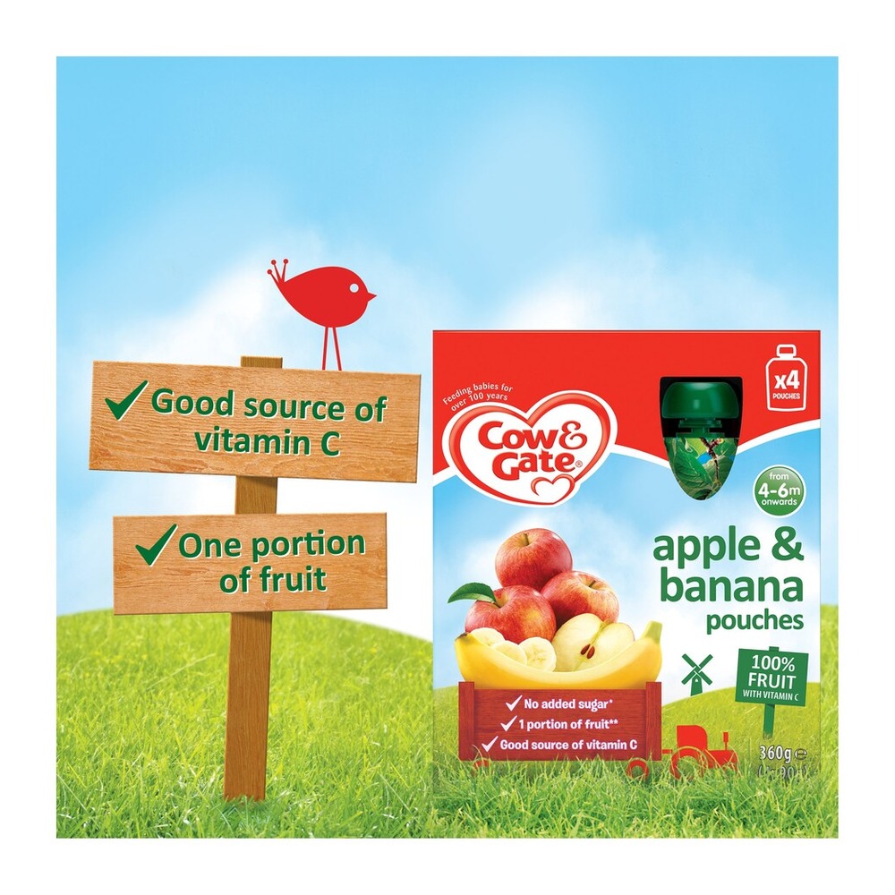 COW&GATE BAN AP STRW POUCH