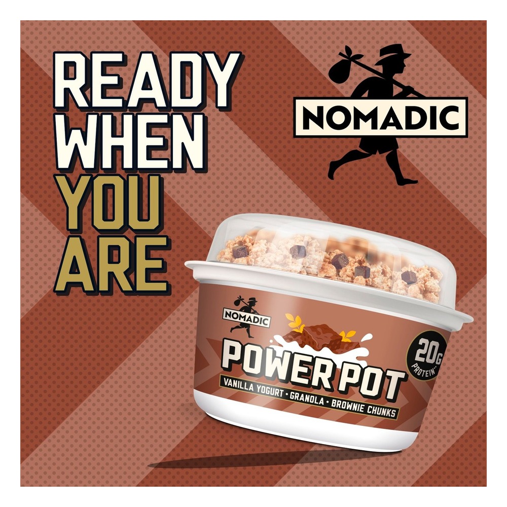 NOMADIC POWER POT CHOC BROWN