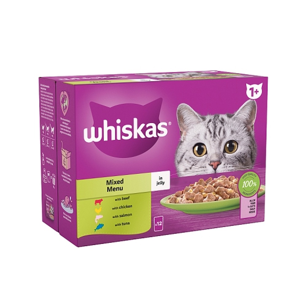WHISKAS MIXED MENU JELLY