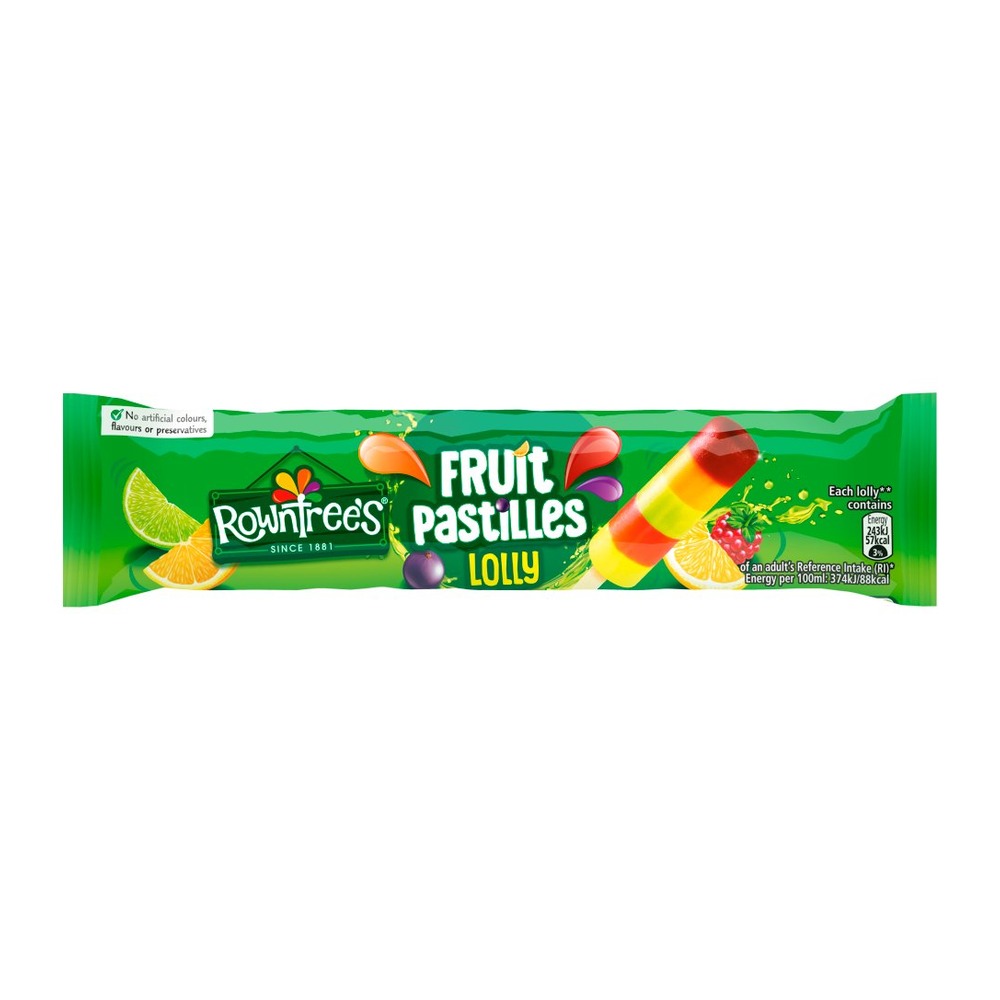 ROWNTREE FRUIT PASTILLE LOLLY