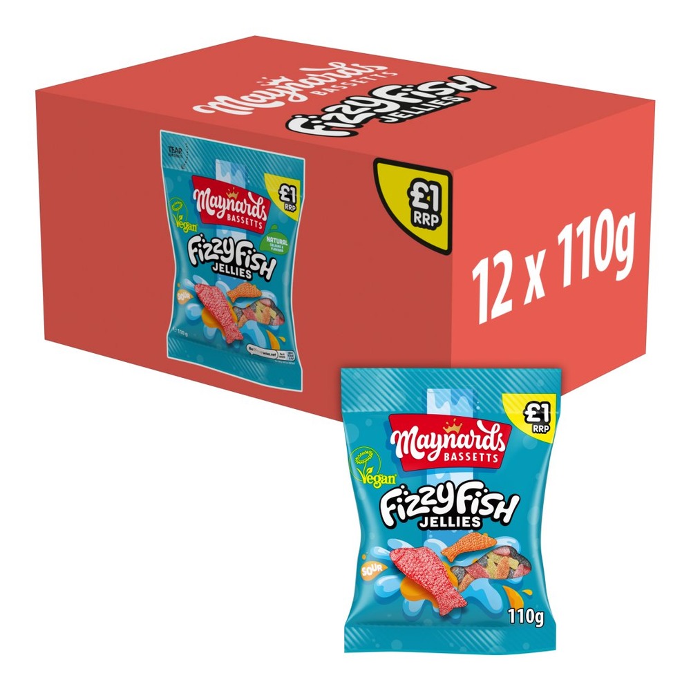 MAYNARDS FIZZY FISH PM£1