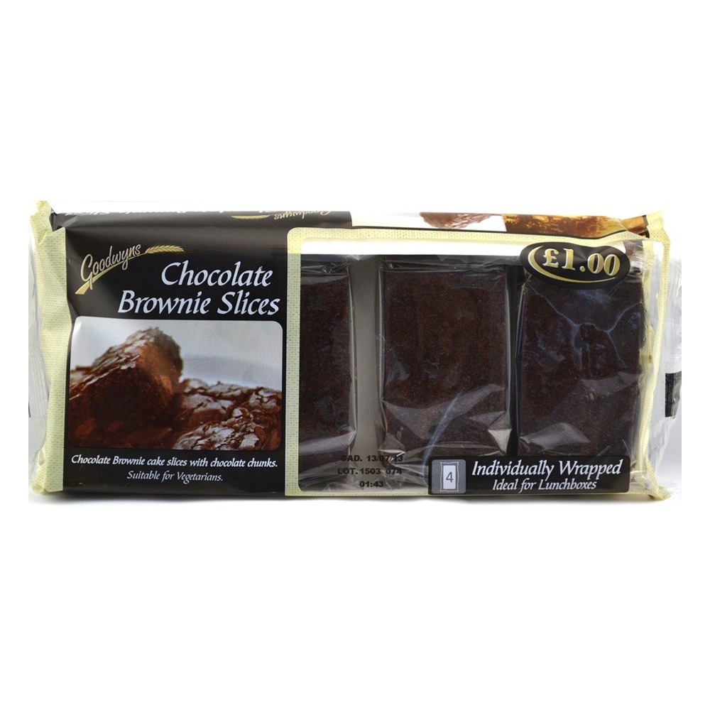 GOODWYNS FUDGE BROWNIE SLICES