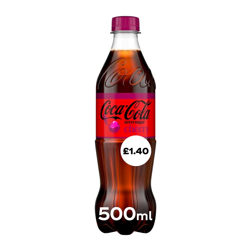 COKE ZERO CHERRY PM£1.40